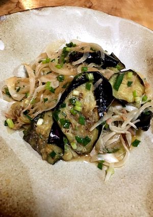 揚げナスと新玉ネギの料理-レシピのメイン写真