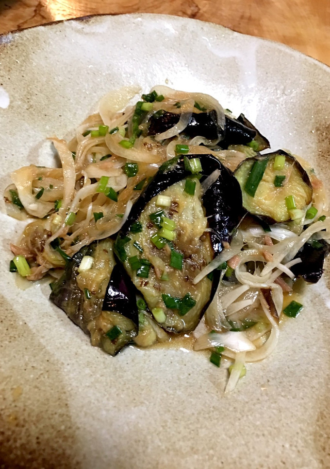 揚げナスと新玉ネギの料理-レシピのメイン写真