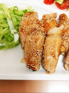 超簡単☆大葉とチーズの肉巻き-レシピのメイン写真