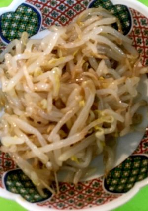 もやし、醤油とごま油だけ-レシピのメイン写真