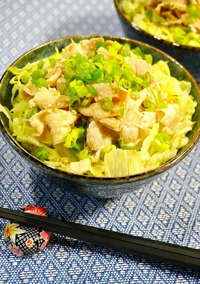 簡単！冷しゃぶ丼☆ゆず胡椒風味-レシピのメイン写真
