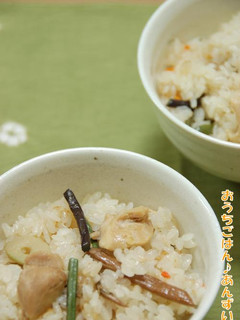 炊飯器で簡単♪山菜おこわ-レシピのメイン写真