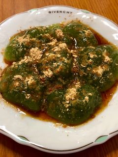 簡単!青汁わらび餅-レシピのメイン写真