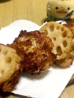 れんこんつくねバーグ-レシピのメイン写真