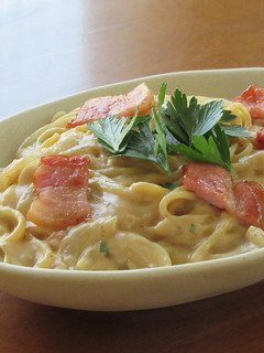 ベーコンのクリームパスタ-レシピのメイン写真