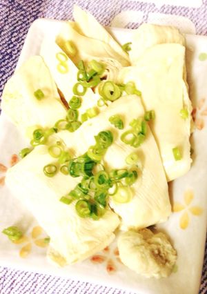 オリジナル手作り湯葉のお刺身-レシピのメイン写真