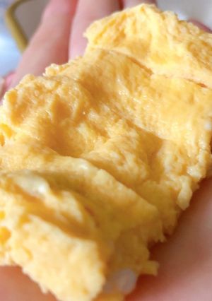 反則！？簡単食べきりズボラふわふわ卵焼き-レシピのメイン写真