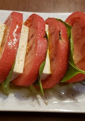トマトと木綿豆腐のカプレーゼ風-レシピのメイン写真