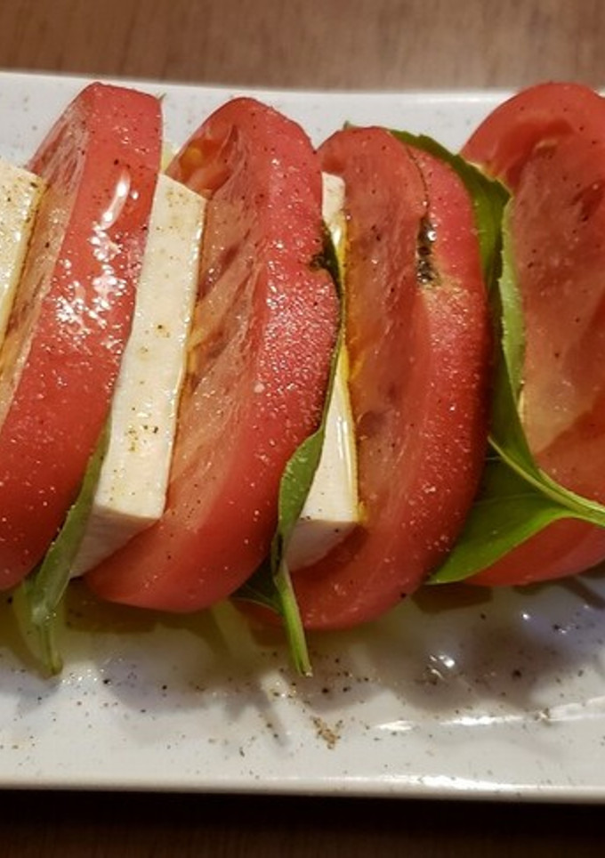 トマトと木綿豆腐のカプレーゼ風-レシピのメイン写真