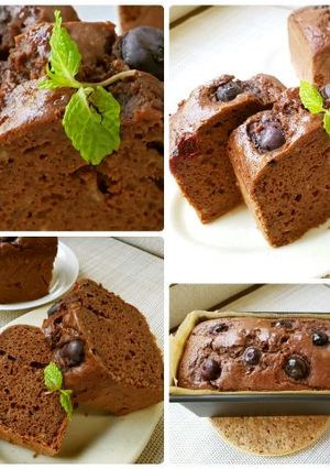 ふんわり米粉のチョコバナナケーキ-レシピのメイン写真