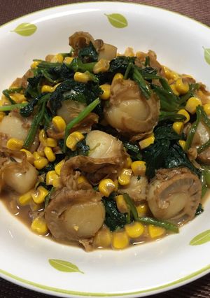 ホタテのバター醤油煮!(^^)!-レシピのメイン写真
