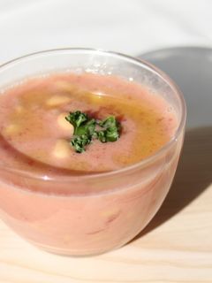 豆乳トマトの冷製スープ-レシピのメイン写真