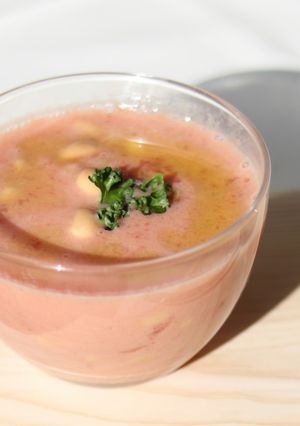 豆乳トマトの冷製スープ-レシピのメイン写真