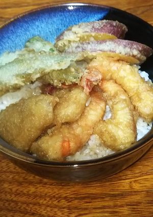 エイトロ丼～トロッと美味しい天丼～-レシピのメイン写真