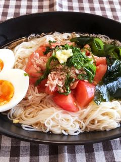 ☆簡単さっぱりトマツナそうめん☆-レシピのメイン写真