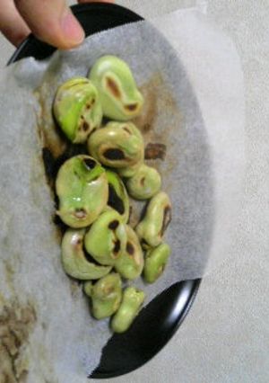 簡単！焼きそらまめ-レシピのメイン写真