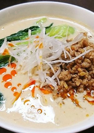 豆乳坦々うどん-レシピのメイン写真