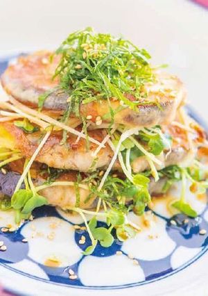 ナスと豚肉の薬味ミルフィーユ-レシピのメイン写真