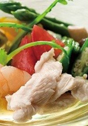 サッパリささ身と野菜の冷し鉢-レシピのメイン写真