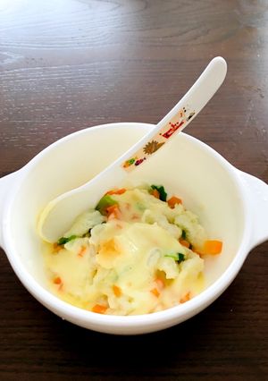 離乳食(11ヶ月)☆ピザ風ぱんがゆ-レシピのメイン写真