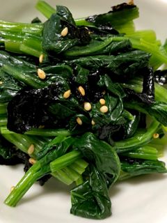 ほうれん草と海苔の中華和え-レシピのメイン写真