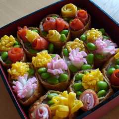 รูปของ 母の日に♪お花の稲荷さん！