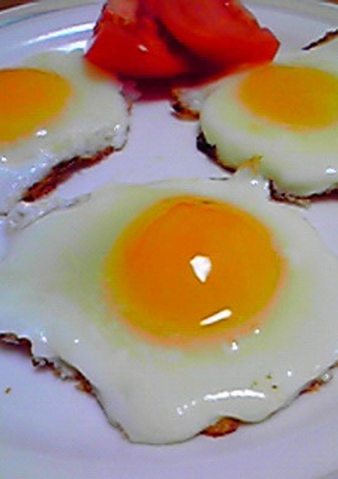 冷凍卵の目玉焼き-レシピのメイン写真