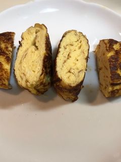 牛乳とみりんマヨネーズでふわふわ卵焼き-レシピのメイン写真
