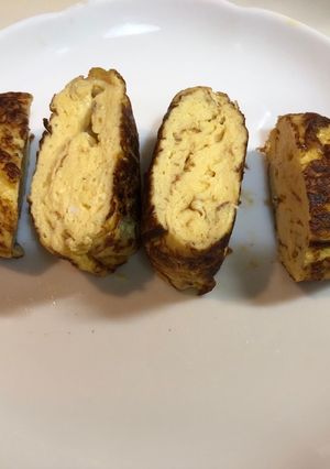 牛乳とみりんマヨネーズでふわふわ卵焼き-レシピのメイン写真