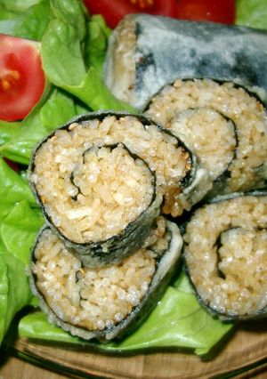 レンジで簡単！ひとくちカレー海苔巻き-レシピのメイン写真