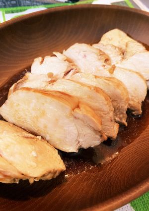 1枚で作る簡単ふんわり鶏胸肉チャーシュー-レシピのメイン写真