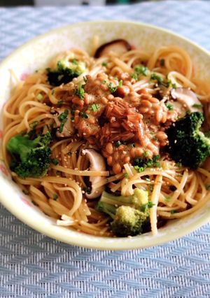 ワンパン！ズボラ納豆パスタ〜その2〜-レシピのメイン写真
