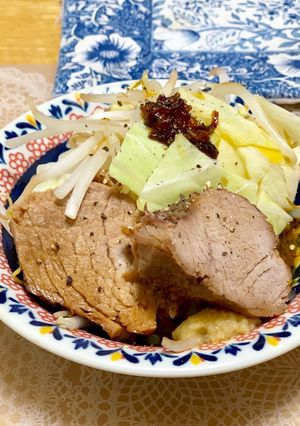 ニンニクアブラマシマシカレー-レシピのメイン写真