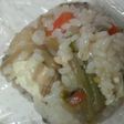 お鍋の具で♪旨みたっぷりおにぎり