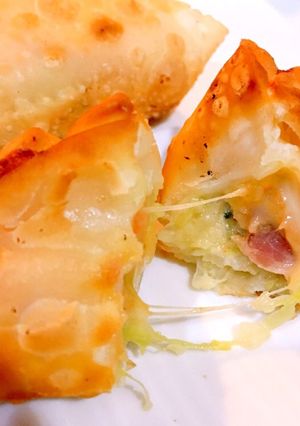 餃子の皮でパンツェロッティ風♡-レシピのメイン写真