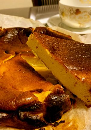超簡単濃厚絶品★バスク風チーズケーキ-レシピのメイン写真