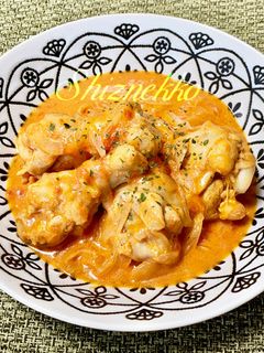手羽元多めのトマトチーズ煮-レシピのメイン写真