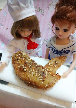 リカちゃんサイズ♡野球シリꕤ手羽先*.ﾟ-レシピのメイン写真