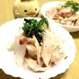 梅干しで大根と蒸し鶏の和え物(梅肉和え)