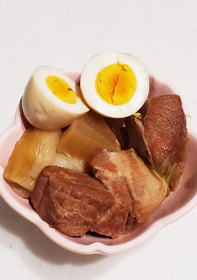 圧力鍋でやわらか角煮と大根と半熟玉子-レシピのメイン写真