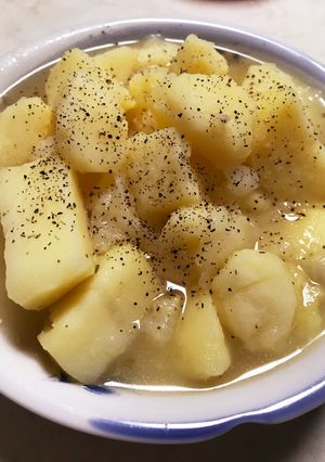 袋麺のスープで簡単塩肉じゃがもどき-レシピのメイン写真