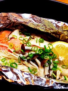 自慢のサーモンのホイル焼き *☻*-レシピのメイン写真