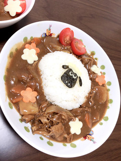 ひつじのショーン カレー キャラ-レシピのメイン写真