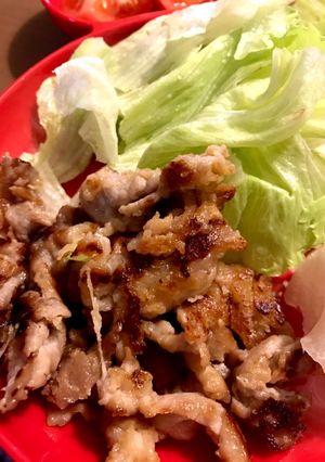 ポリ袋で簡単豚こまバター醤油焼き-レシピのメイン写真