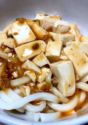 夏にこそ！麻婆うどん-レシピのメイン写真