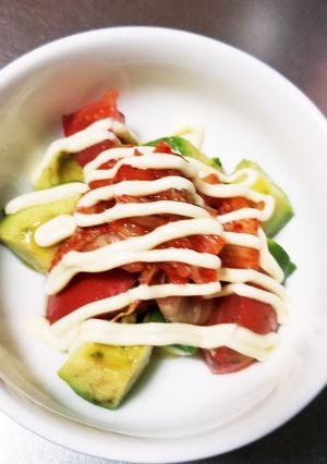 アボカド❀トマト❀キムチ❀マヨ❀簡単丼-レシピのメイン写真