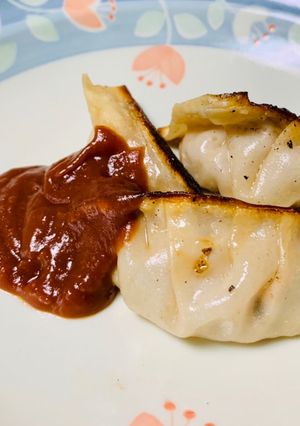 洋風トマトギョウザ デミグラスソースがけ-レシピのメイン写真