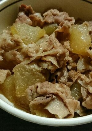 冬瓜と豚バラ肉の煮物-レシピのメイン写真