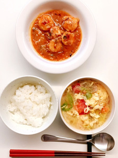 レタスとトマトのたまごスープ-レシピのメイン写真