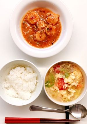 レタスとトマトのたまごスープ-レシピのメイン写真